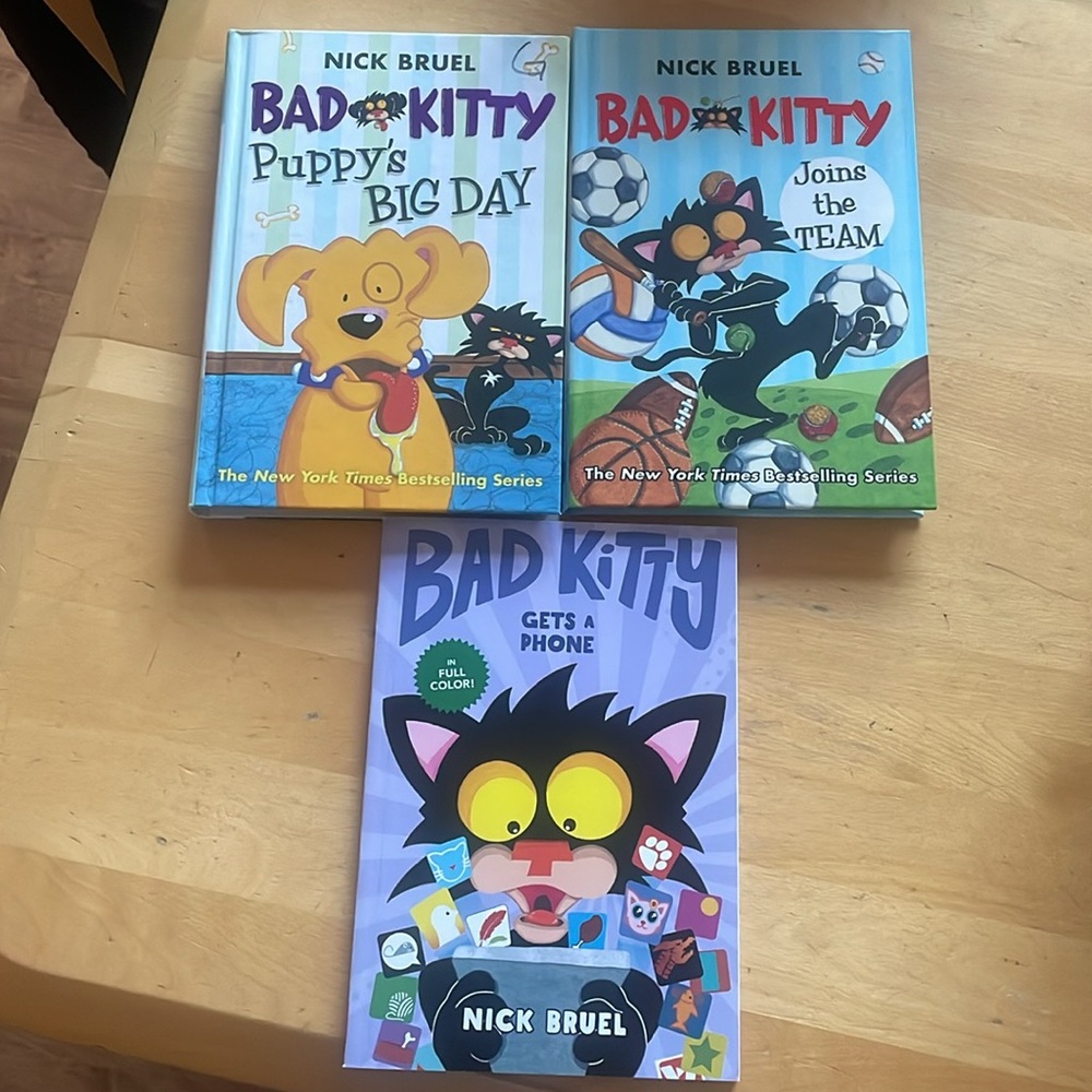 Bad Kitty Books Set of 3